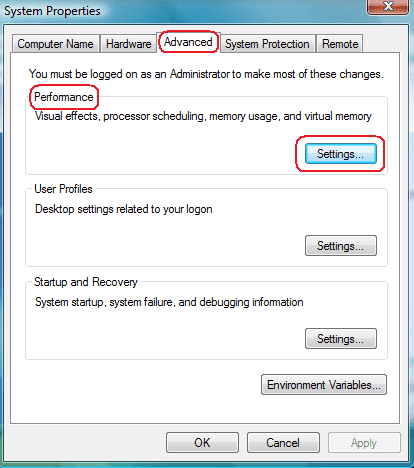 How to change Data Execution Prevention (DEP) settings in Windows 7