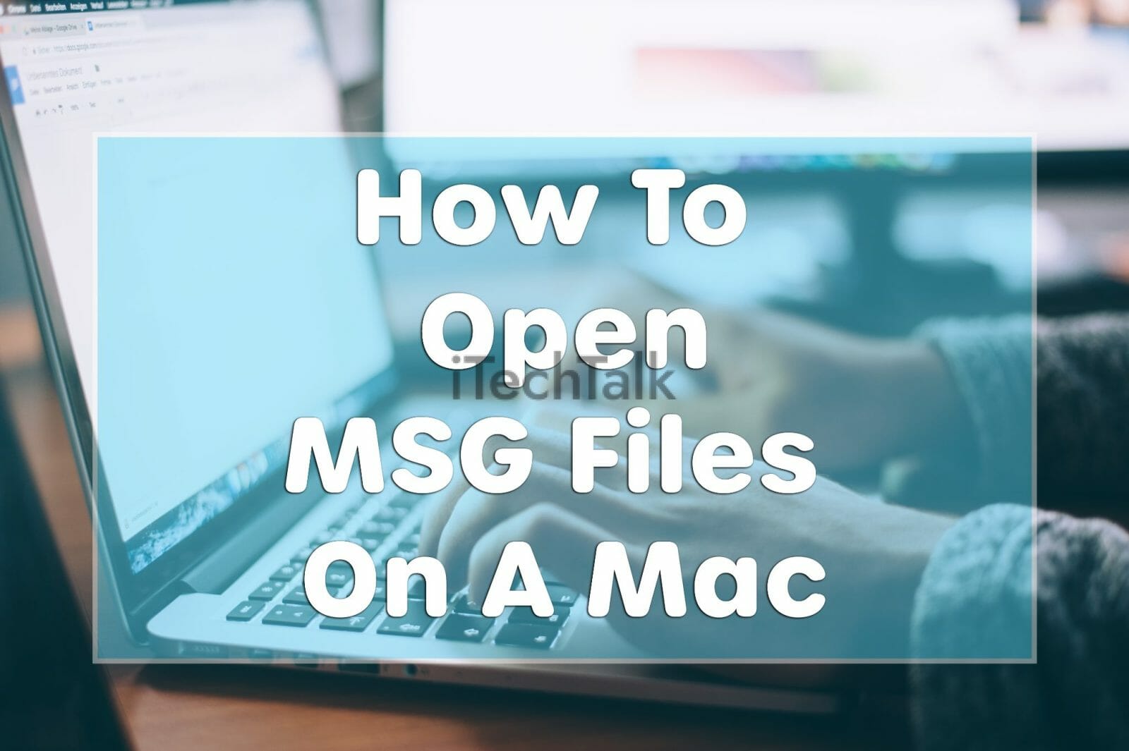 how to open .msg in mac