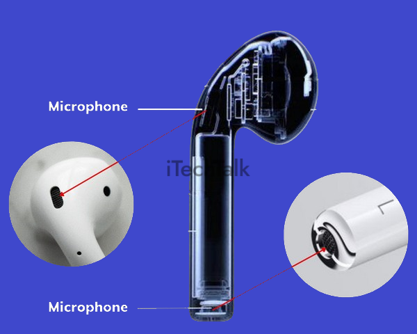 Identifying The Microphone On Each Earbud