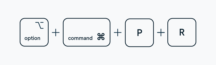 Reset NVRAM or PRAM