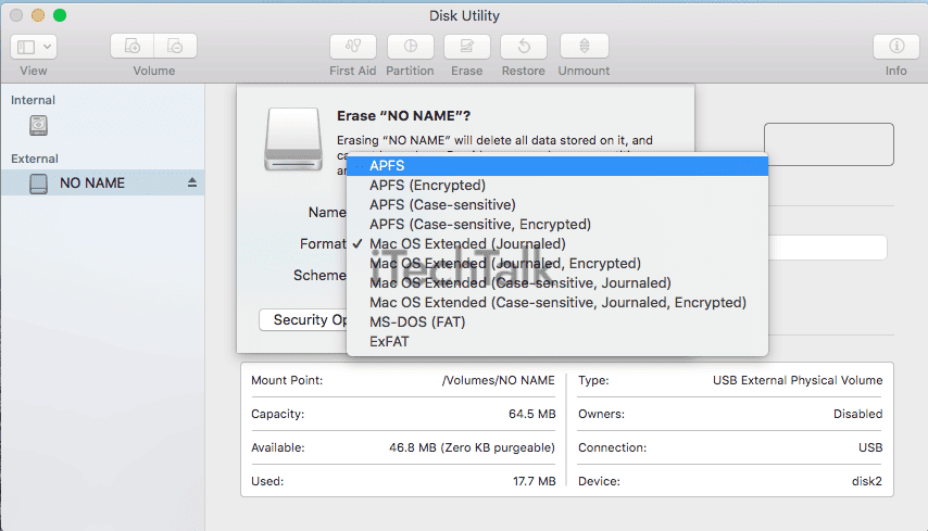 Using Disk Utility