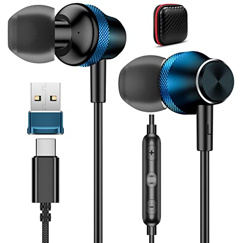 Aeptoo Usb C Headphones For Macbook,Wired Earbuds In-Ear Type-C Ear...