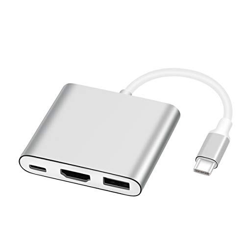 Aisonk Usb-C To Hdmi Adapter, Usb 3.1 Type C To Hdmi 4K Multiport A...