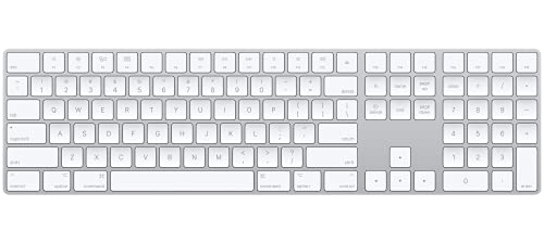 Apple Magic Keyboard With Numeric Keypad: Wireless, Bluetooth, Rech...