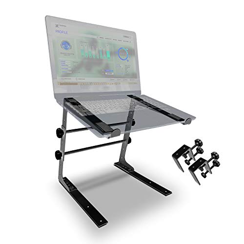 Axcessables Dj Laptop Stand With Dj Table Clamps | 9.25 -14  Adjust...