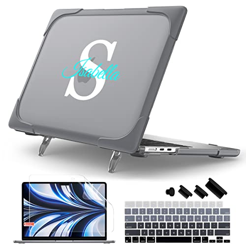 Batianda Customizable Name Case For M2 Macbook Air 13.6 Inch Case 2...