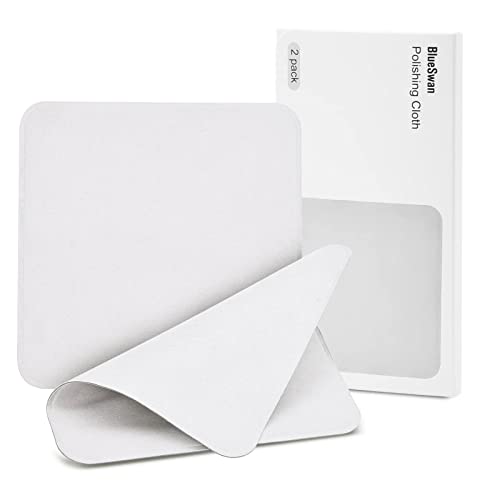 Blueswan 2-Pack Polishing Cloth Compatible With Apple, Macbook, Cam...