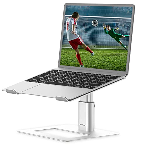 Boyata Laptop Stand, Ergonomic Aluminum Height Adjustable Computer ...
