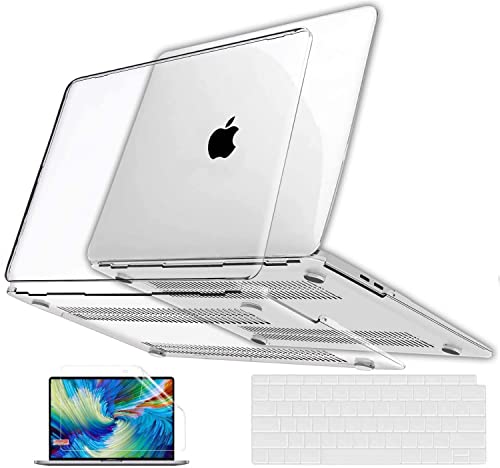 Case For Macbook Air 13 Inch, Gvtech Crystal Clear Case 2020 2019 2...
