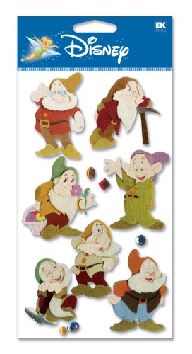 Disney 7 Dwarves Dimensional Sticker...