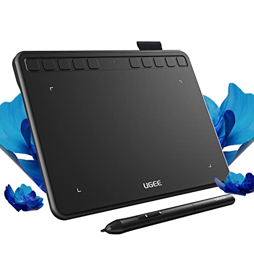 Graphics Drawing Tablet, Ugee S640 Digital Drawing Pad With 10 Hot ...