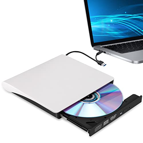 Hcsunfly External Cd Dvd Drive For Laptop, Type-C Cd Dvd Player Usb...