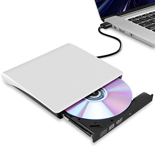 Hcsunfly External Cd Dvd Drive For Laptop, Usb 3.0 Ultra-Slim Porta...