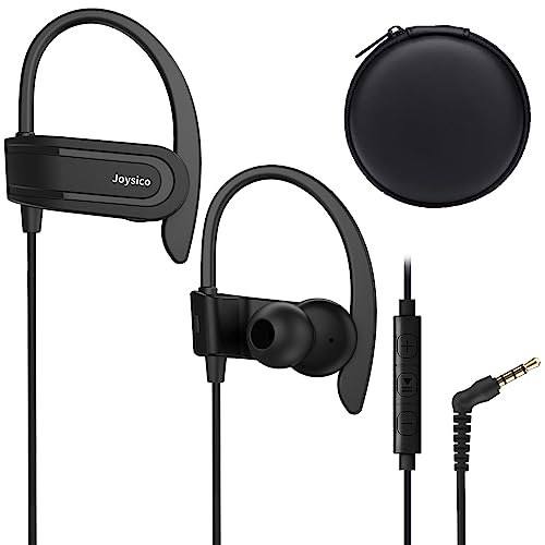 Joysico Wired Over The Ear Earbuds With Microphone Volume Control E...