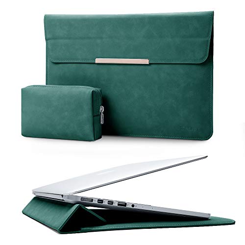 Kalidi 13.3-14 Inch Laptop Stand Sleeve Case Faux Suede Leather For...