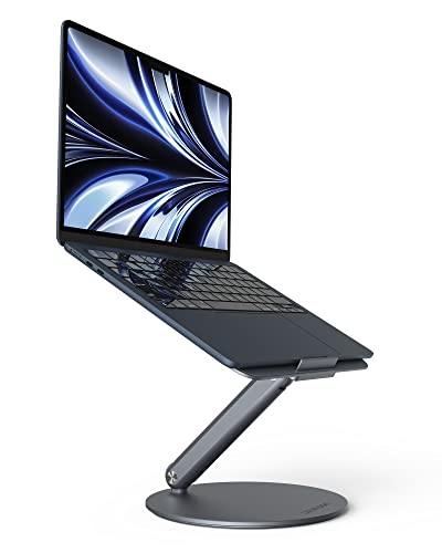 Lululook Laptop Stand, Foldable Computer Stand With 360 Rotating Ba...