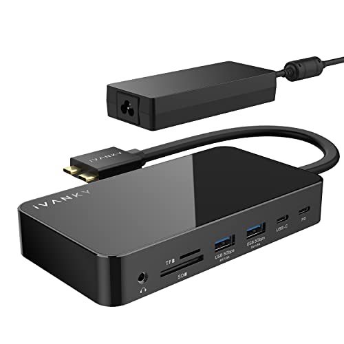 Macbook Pro Docking Station With 180W Power Adapter, Ivanky Vcd03 1...