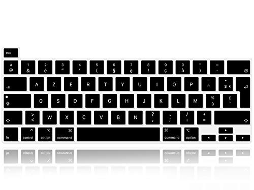 Mmdw French Language Azerty Silicone Keyboard Cover For Macbook Pro...
