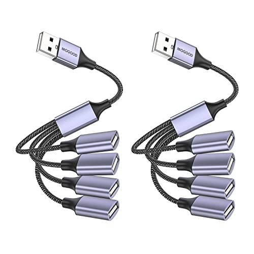 Mogood Usb Splitter Usb Extension Cable Usb Male To 4 Usb Female Ad...