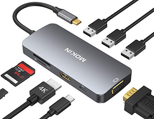 Mokin Usb C Hub Multiport Usb C Adapter For Macbook Pro 2021 2020,U...