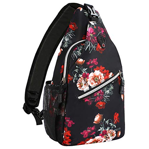 Mosiso 13 Inch Sling Backpack, Multipurpose Hiking Daypack Outdoor ...
