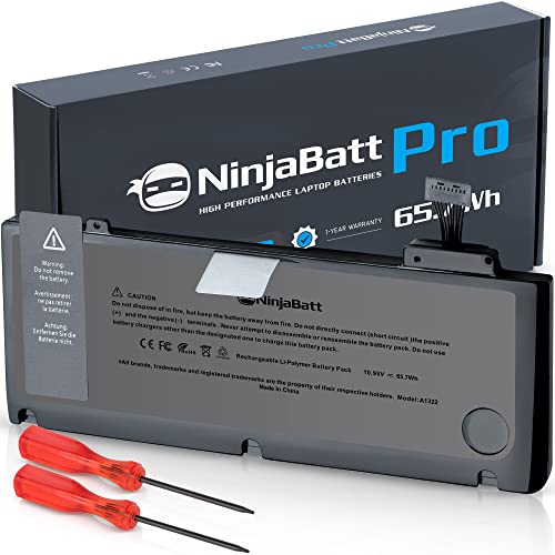 Ninjabatt Battery A1278 A1322 For Apple Macbook Pro 13  [Mid 2012 2...
