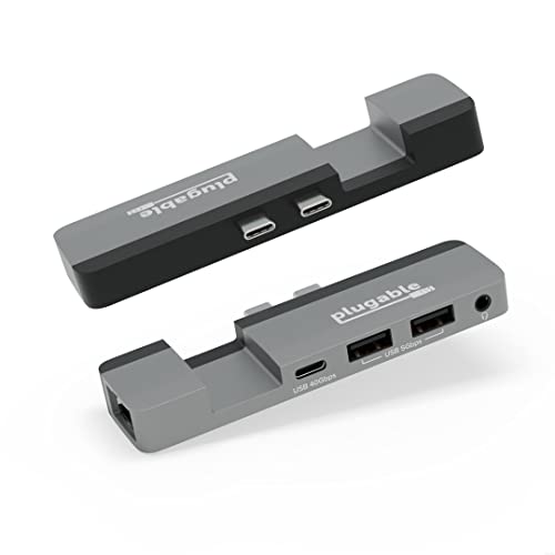 Plugable 5-In-1 Usb C Hub Multiport Adapter For Macbook Pro 14 16 I...