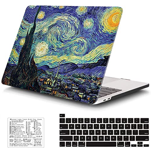 Qczyc Compatible With Macbook Pro 13 Inch Case 2021, 2020-2016 Rele...