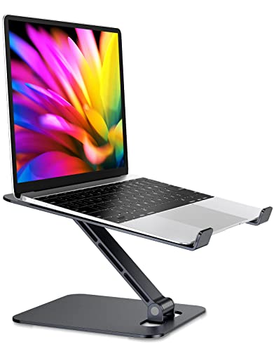 Riwuct Foldable Laptop Stand, Height Adjustable Ergonomic Computer ...