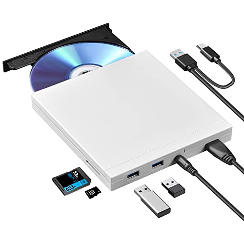 Roofull External Cd Dvd + -Rw Drive With Sd Card Slot And Usb Ports...