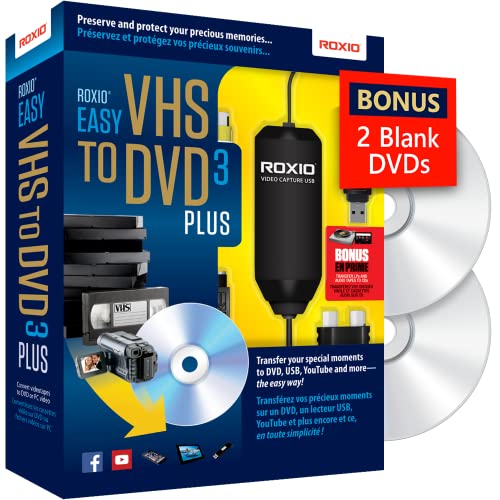 Roxio Easy Vhs To Dvd 3 Plus | Vhs, Hi8, V8 Video To Dvd Or Digital...