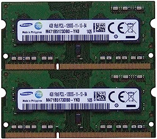 Samsung Ram Memory 8Gb Kit (2 X 4Gb) Ddr3 Pc3-12800,1600Mhz For 201...