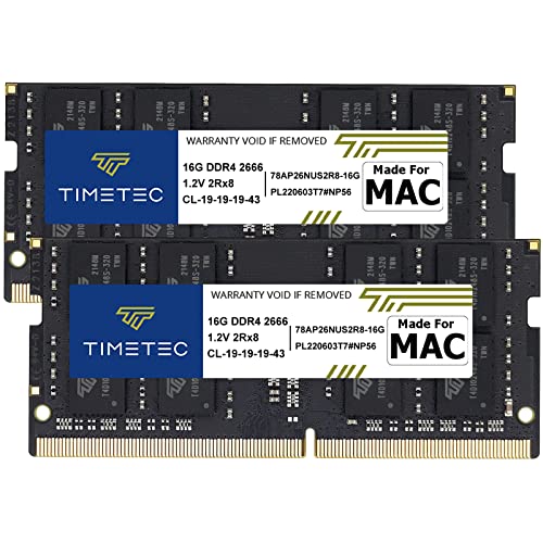 Timetec 32Gb Kit(2X16Gb) Compatible For Apple Ddr4 2666Mhz   2667Mh...