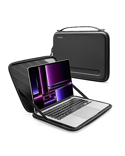 Tomtoc Slim Hard Shell Laptop Carrying Case For 14-Inch Macbook Pro...