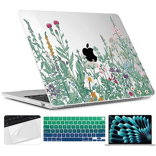 Twolskoo For M2 Macbook Air 13.6 Inch Case 2022 A2681 With Touch Id...