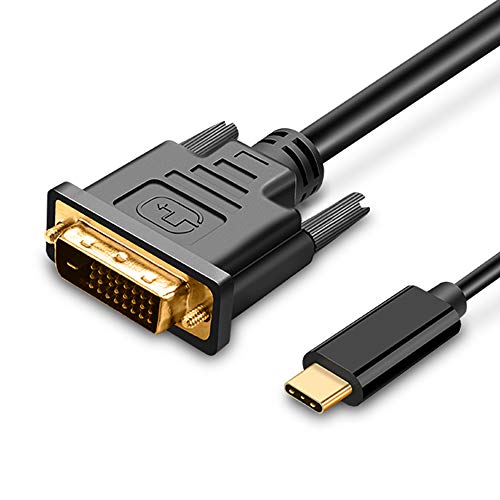 Upgrow Usb C To Dvi Cable 4K@30Hz Thunderbolt To Dvi Cable 6Ft Usb ...