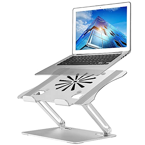 Adjustable Laptop Stand With Cooling Fan, Aluminium Alloy Multi-Ang...