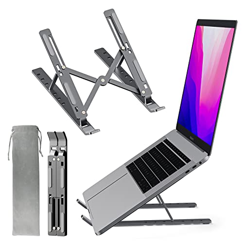 Avakot Small Laptop Stand  Holder For Desk 7-Angle Adjustable | Erg...