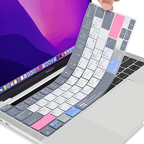 Casebuy Macbook Pro 13 Inch Keyboard Cover Shortcuts For 2020 2021 ...