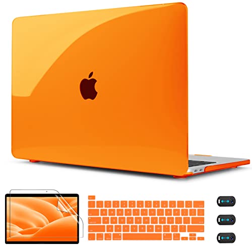 Cissook For Macbook Pro 13 Inch Case Orange Model M2 M1 A2338 A2251...