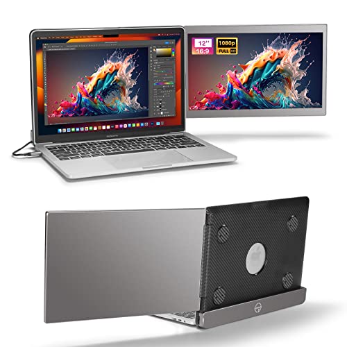 Joyreal Portable Monitor For Laptop Mac Usb Dual Screen Extender 12...