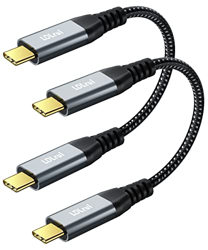 Ldlrui 1Ft 2Pack Usb C To Usb C Video Output Monitor Cable 4K@60Hz,...