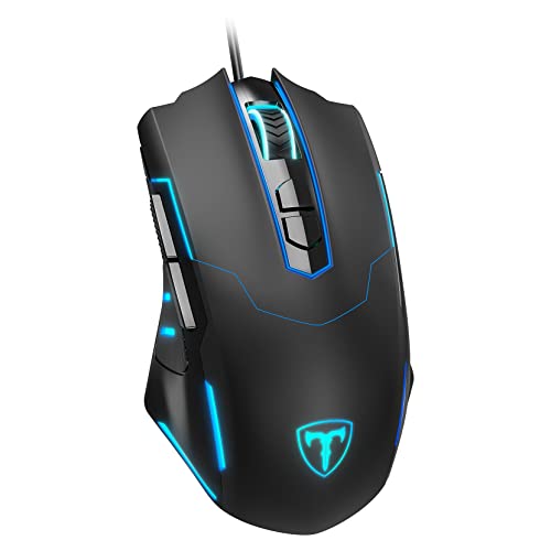 Lizsword Wired Gaming Mouse, Pc Gaming Mice [Breathing Rgb Led] [Pl...