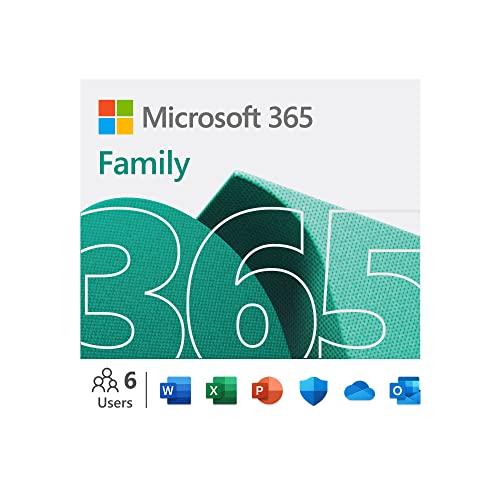 Microsoft 365 Family | 12-Month Subscription, Up To 6 People | Word...