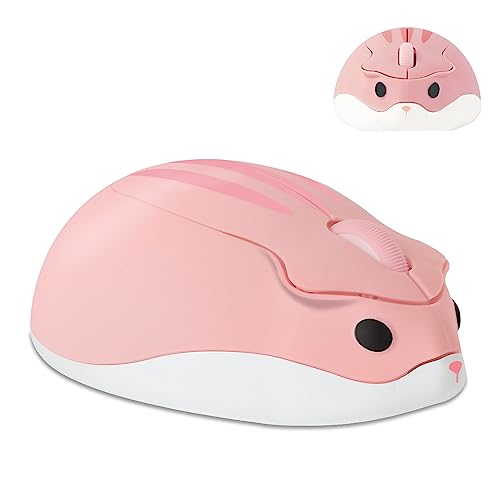 Ploutorich Bluetooth Mouse Cute Hamster Shaped Computer Mouse 1200D...