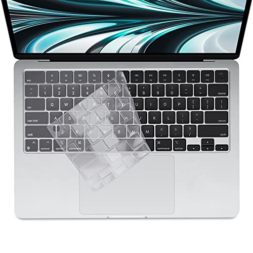 Proelife Keyboard Cover Skin For 2023 2022 Macbook Air 13.6 Inch 15...