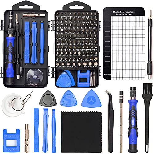 Strebito Precision Screwdriver Set 124-Piece Electronics Tool Kit W...