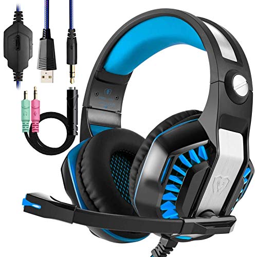 Svyhuok Wired Pro Gaming Headset With Mic For Xbox One Pc Ps4, Nois...