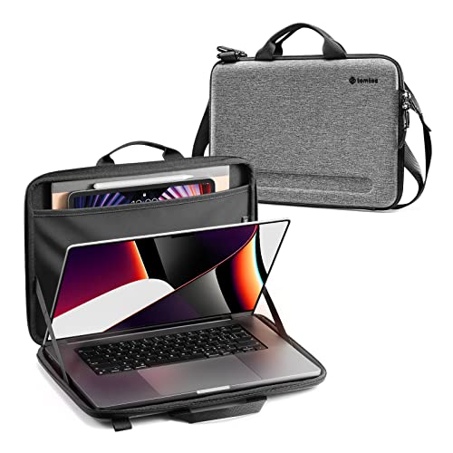 Tomtoc Hardshell Laptop Shoulder Bag For 16-Inch New Macbook Pro M2...