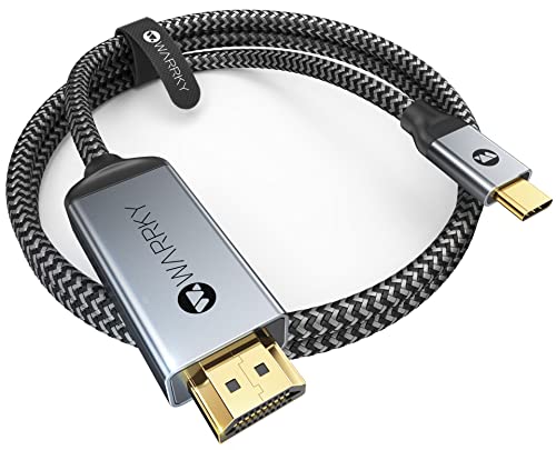 Warrky Usb C To Hdmi Cable 4K [Anti-Interference Gold-Plated Plugs]...